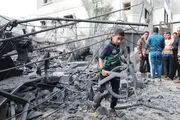 حمله اسرائیل به مدرسه آنروا در غزه با بمب فسفری  +فیلم