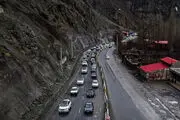  کندوان یکطرفه می‌شود/ تردد سنگین در محور هراز سنگین