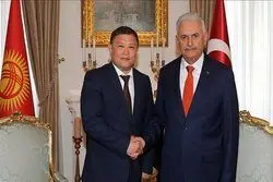  دیدار «ایلدریم» با رئیس‌مجلس قرقیزستان 