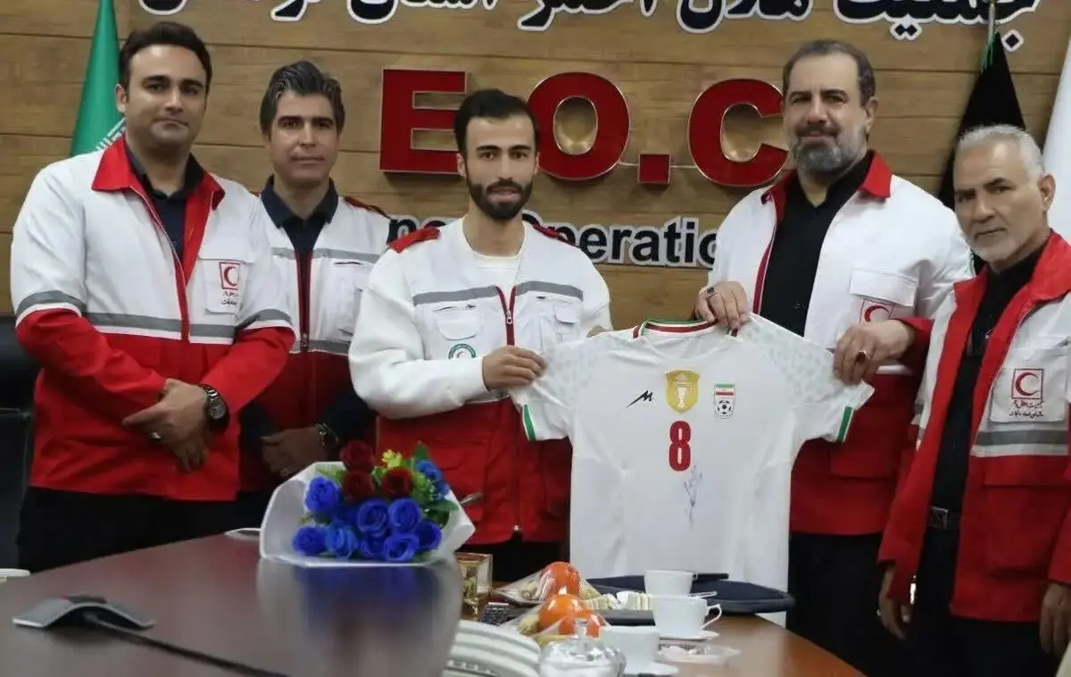 مسلم اولادقباد ستاره تیم ملی فوتسال در لباس هلال احمر