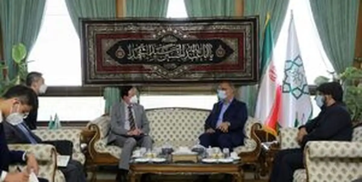 دیدار سفیر چین با شهردار تهران