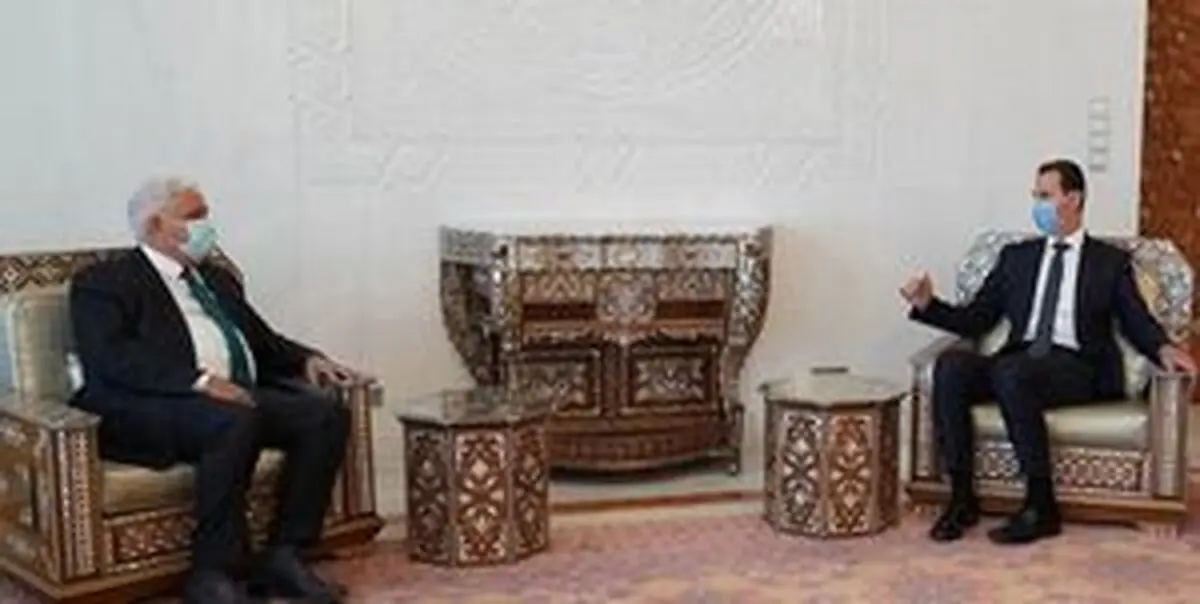 
دیدار رئیس حشد شعبی با بشار اسد
