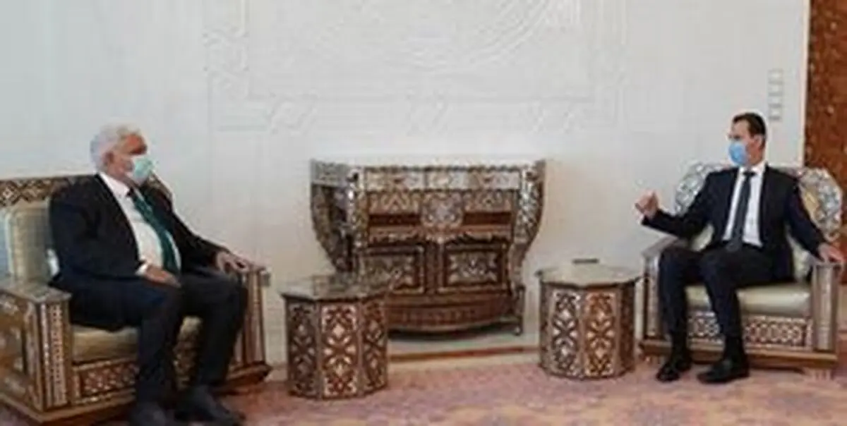
دیدار رئیس حشد شعبی با بشار اسد
