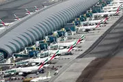 مختل شدن پرواز‌ها در فرودگاه دبی در پرواز پهپادی مشکوک 