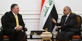 تماس تلفنی پامپئو با نخست وزیر عراق
