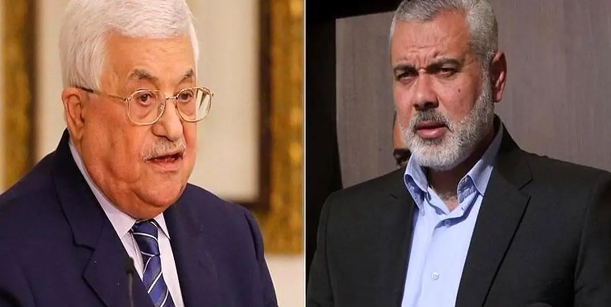 تماس تلفنی «هنیه» با «محمود عباس» همزمان با امضای توافق سازش