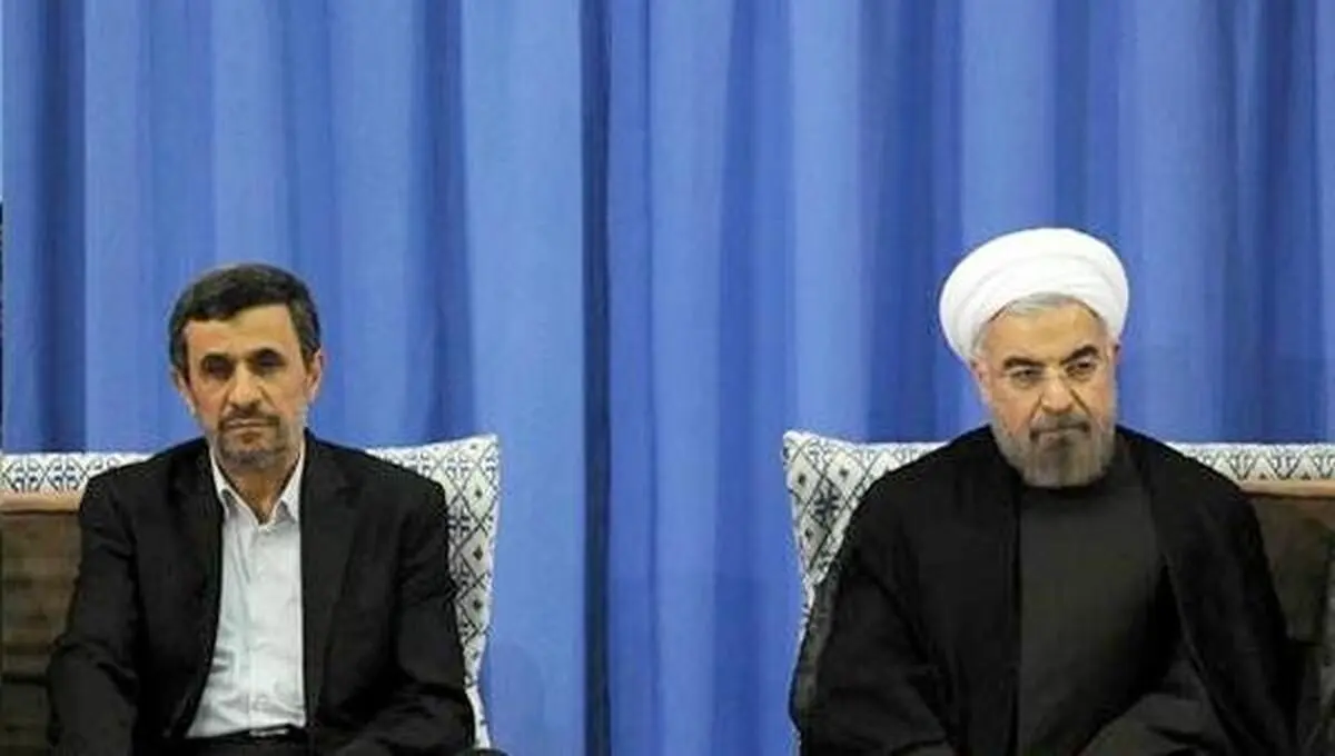 وقتی پایگاه آمریکایی از قول روحانی، احمدی نژاد را قربانی می کند!
