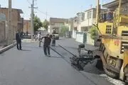 عملیات اجرایی ۱۰۰ پروژه بهسازی معابر شهر اردبیل آغاز شد