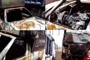 
جزئیات سوختن ٢ کودک در حادثه حریق وانت در محور آرادان - سرخه + تصاویر
