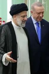 دیدار و گفتگوی دوجانبه رئیسی و اردوغان/گزارش تصویری