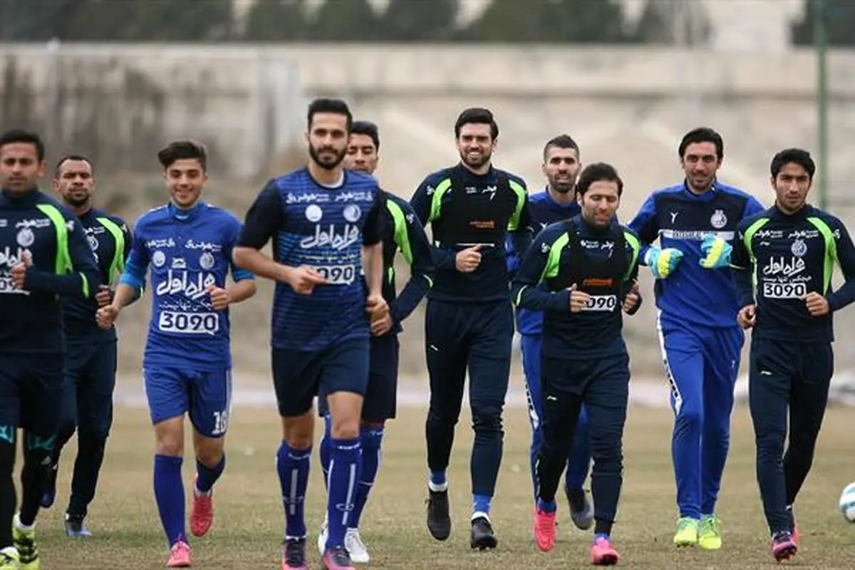 برنامه تمرینات استقلال تا نوروز