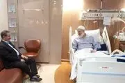 عیادت جهانگیری از آیت الله حسینی بوشهری 
