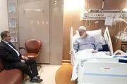 عیادت جهانگیری از آیت الله حسینی بوشهری 