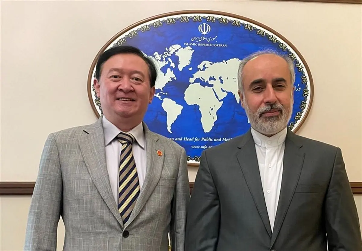 دیدار کنعانی و سفیر چین در ایران