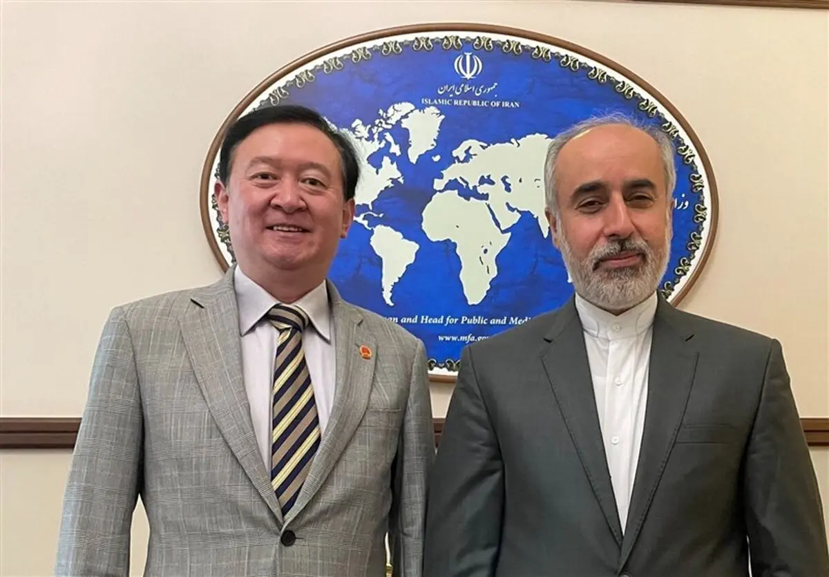 دیدار کنعانی و سفیر چین در ایران