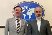 دیدار کنعانی و سفیر چین در ایران
