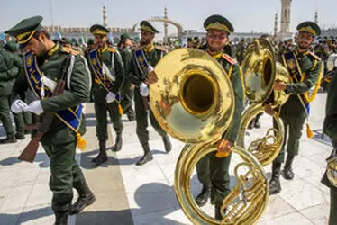 مراسم عهد سربازی و تجدید بیعت نیروهای مسلح کشور با امام زمان(عج)