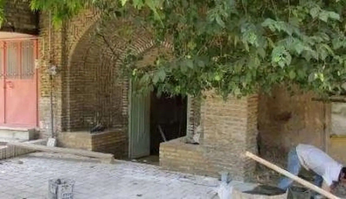 
سردر حمام تاریخی آقایان میامی مرمت شد
