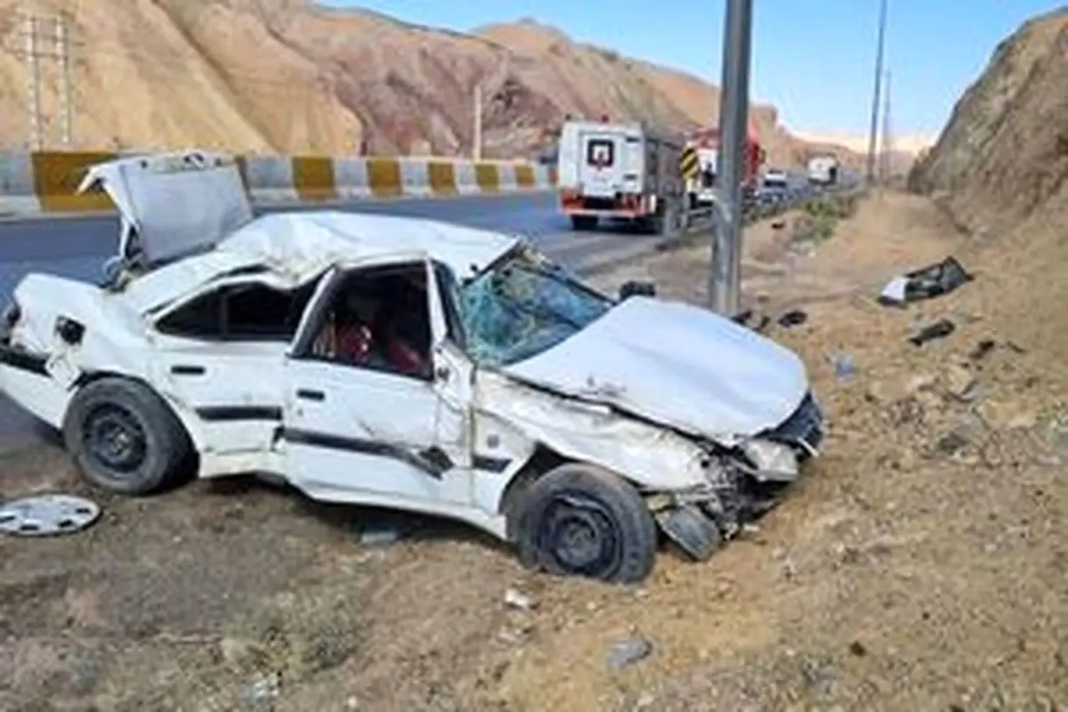 فوت ۲ خانم در واژگونی پژو پارس