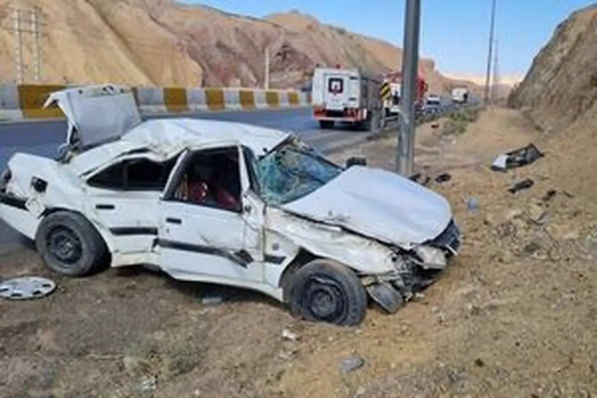 فوت ۲ خانم در واژگونی پژو پارس