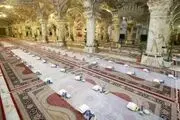 مراسم افطاری در حرم مطهر علوی/ گزارش تصویری