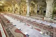 مراسم افطاری در حرم مطهر علوی/ گزارش تصویری