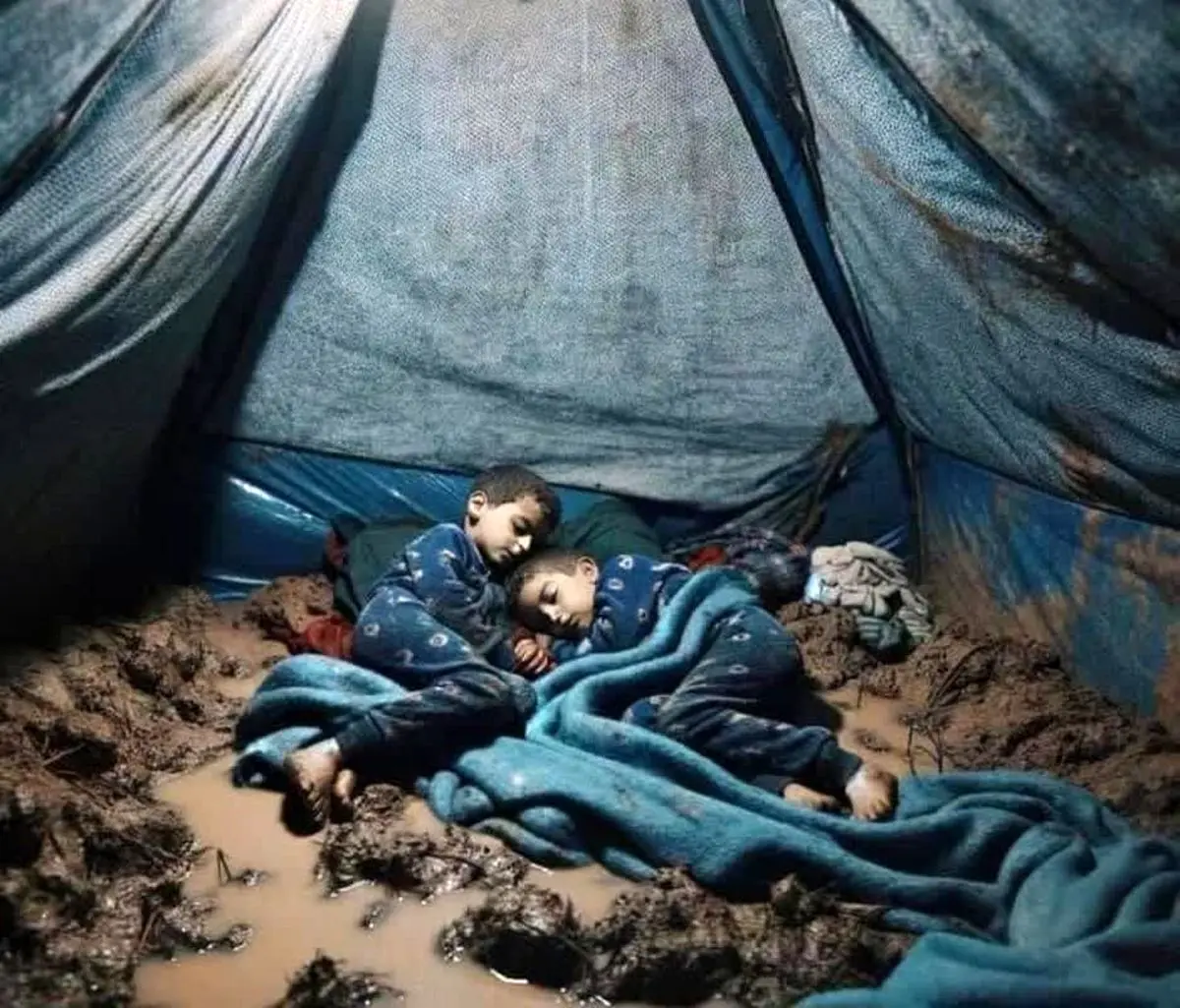 سایه گرسنگی و سوء تغذیه بر سر کودکان غزه