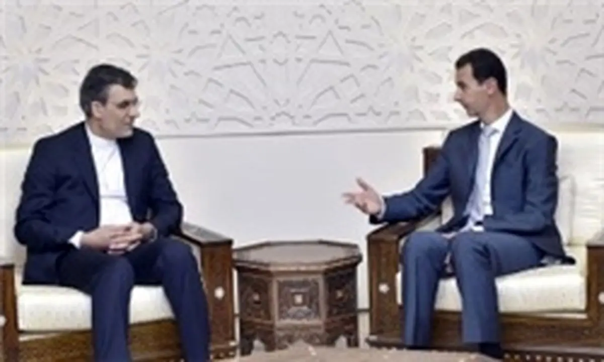 جابری‌انصاری با بشار اسد دیدار و گفت‌وگو کرد