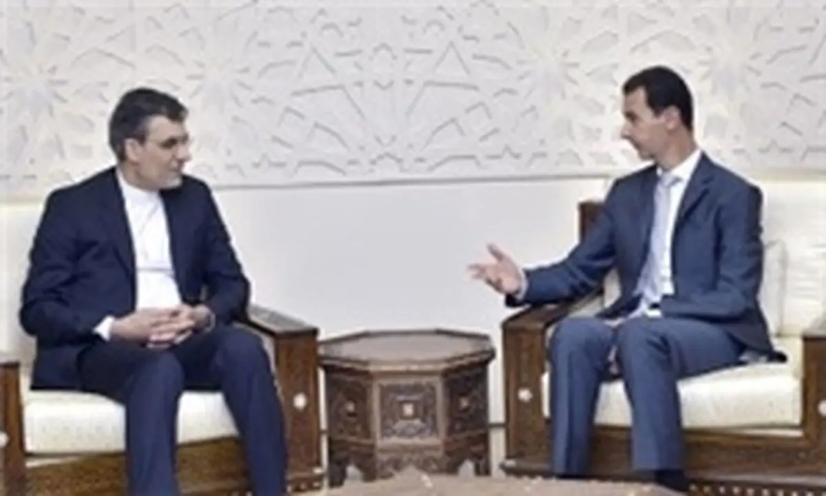 جابری‌انصاری با بشار اسد دیدار و گفت‌وگو کرد