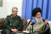 دیدار سردار غیب‌پرور با مراجع عظام تقلید
