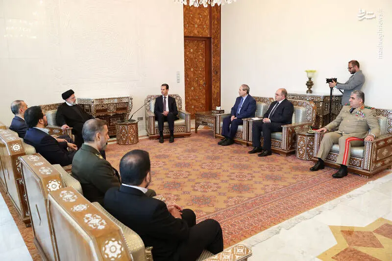 دیدار آیت الله رییسی با بشار اسد/ گزارش تصویری