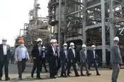 بازدید قاضی‌زاده هاشمی از پالایشگاه بندرعباس