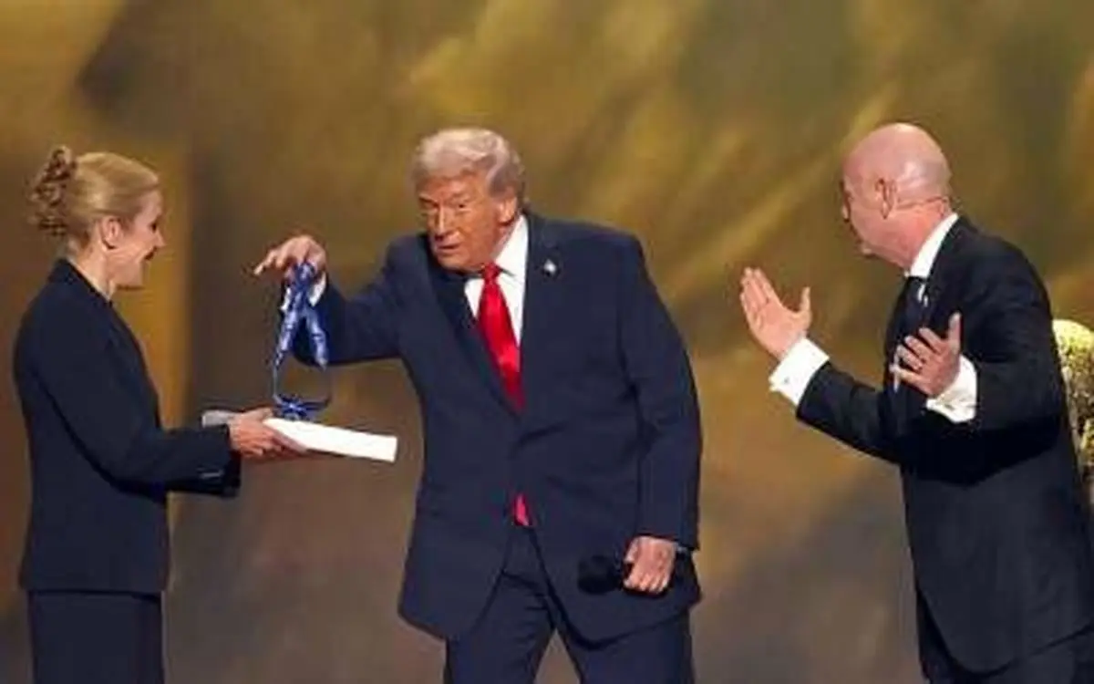 پشت پرده جایزه فیفا به دونالد ترامپ/فیلم