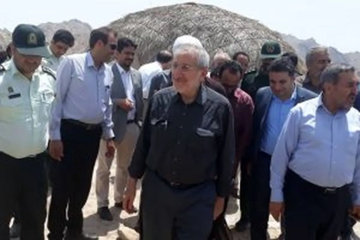 بهره برداری از پروژه آبرسانی مجتمع تمگران بندچاه رضا در قلعه گنج با حضور رییس بنیاد مستضعفان