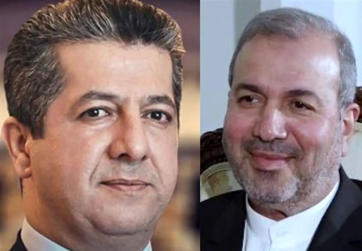 قدردانی سفیر ایران از نخست وزیر کردستان عراق