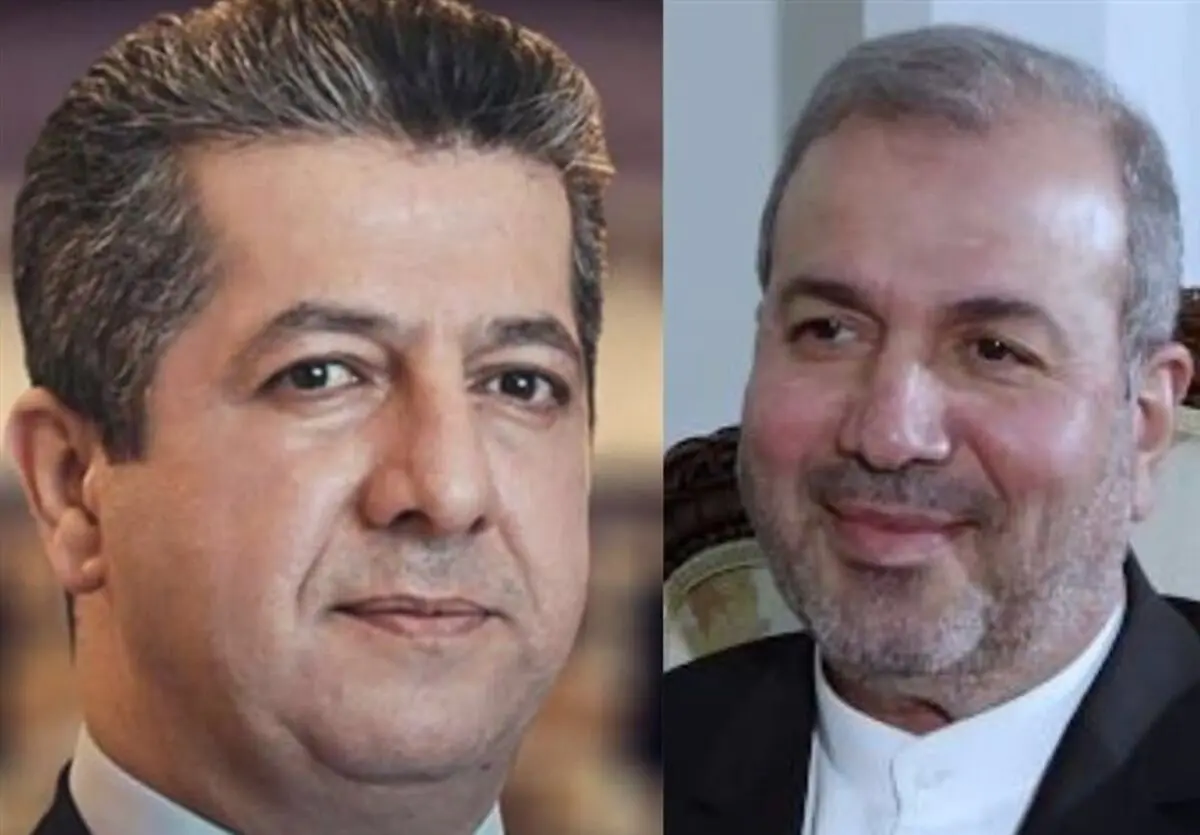 قدردانی سفیر ایران از نخست وزیر کردستان عراق