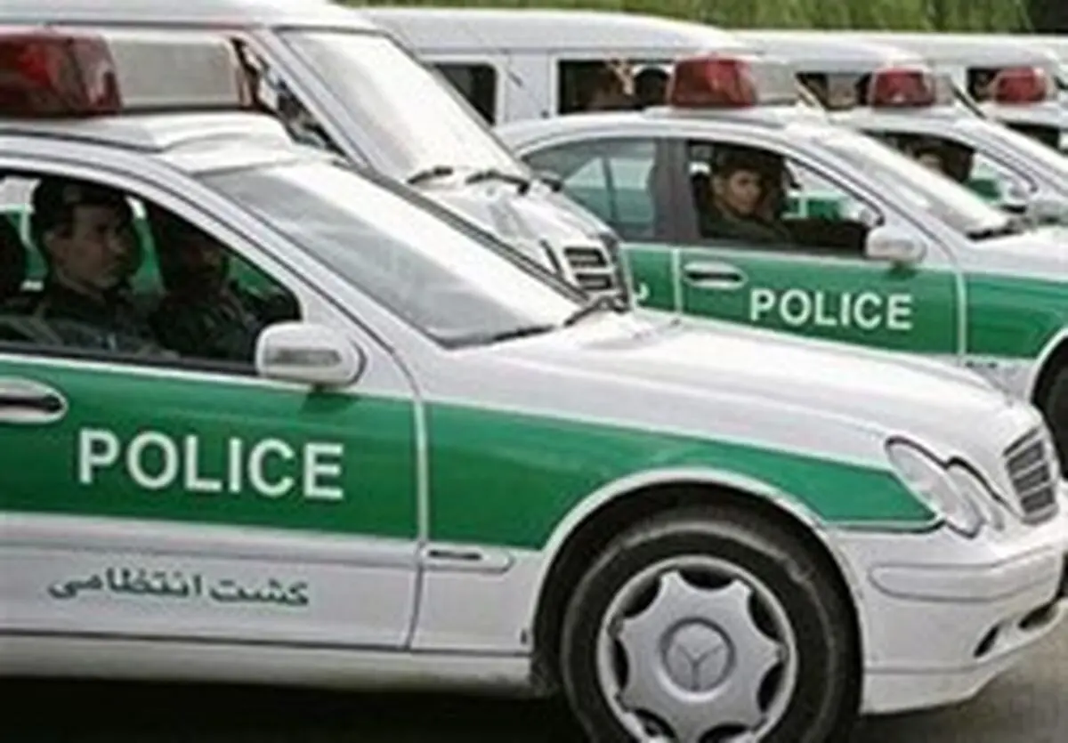 حضور نیرو‌های پلیس در خیابان بهار