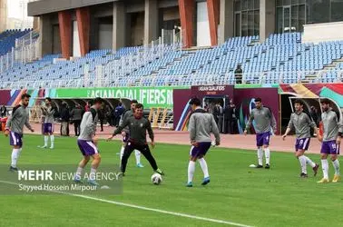 آخرین تمرین تیم ملی فوتبال ایران در مشهد/گزارش تصویری