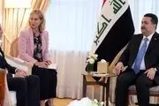 دیدار وزیر خارجه آمریکا با نخست‌وزیر عراق