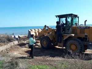 آزادسازی ۳ هکتار از نوار ساحلی این بندر