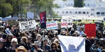 تجمع هزاران معترض به آزار جنسی زنان در استرالیا