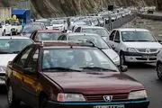 ترافیک سنگین در برخی مقاطع محور چالوس و آزاد راه تهران- شمال 
