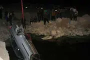 
کشته شدن سه نفر براثر سقوط پراید در کانال آب
