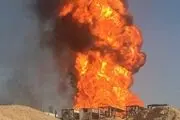 آتش چاه نفتی 