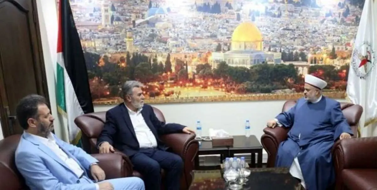 دیدار دبیرکل جهاد اسلامی با سران حزب لبنانی