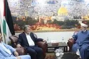 دیدار دبیرکل جهاد اسلامی با سران حزب لبنانی