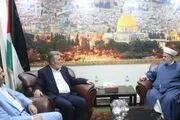 دیدار دبیرکل جهاد اسلامی با سران حزب لبنانی
