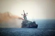 کشتی نظامی آمریکا میزبان موشک های یمنی 