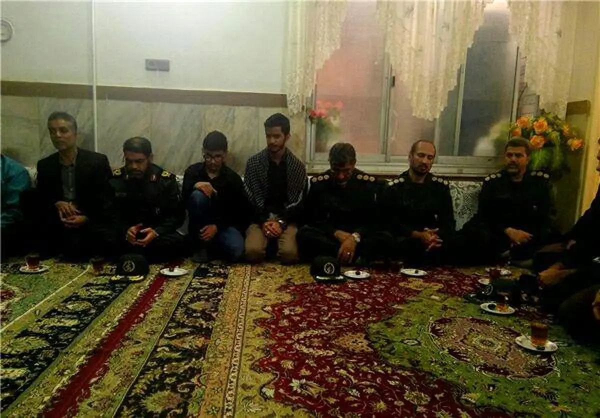 تشییع پیکر شهید محسن خزائی در زاهدان