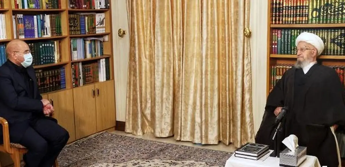 دیدار رئیس مجلس با مراجع عظام تقلید